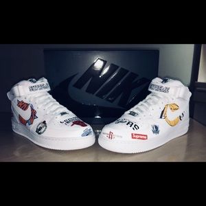 Supreme X Nike X NBA Air Force One’s